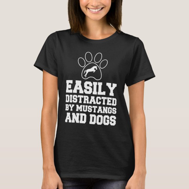 Lättspridd av kräftdjur och Hundar T Shirt (Framsida)