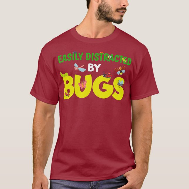Lättspridd av Kryp Funny Entomolog Kryp T Shirt (Framsida)