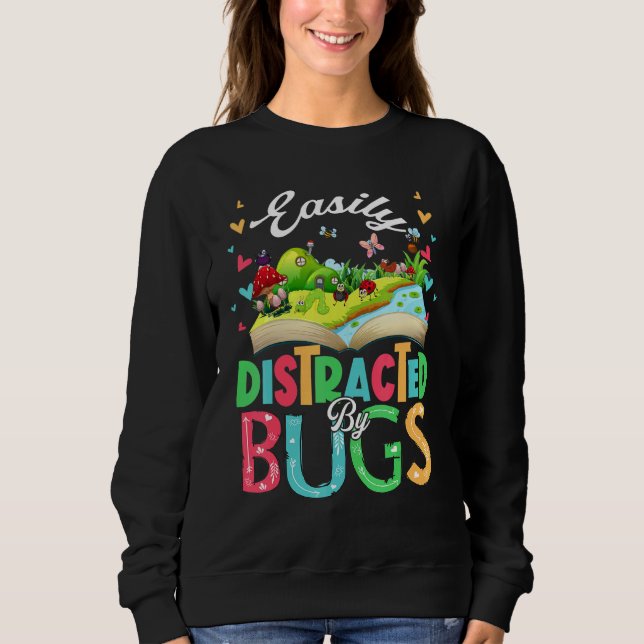 Lättspridd av Kryp Kryp Insektra Bok T Shirt (Framsida)