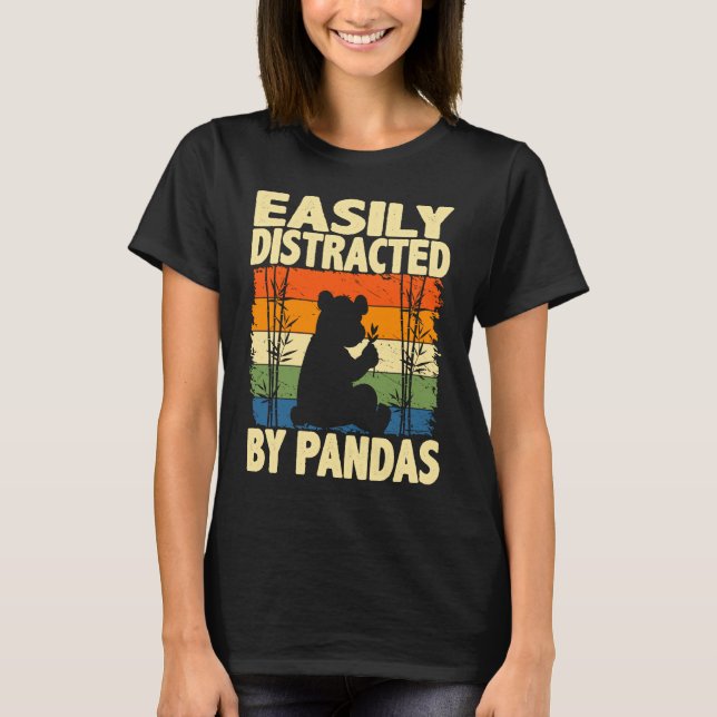 Lättspridd av pandor, klumpdjurslov t shirt (Framsida)