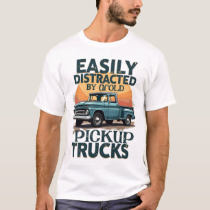 Lättspridd av Pickupt Lastbilar - Retro Sol T Shirt