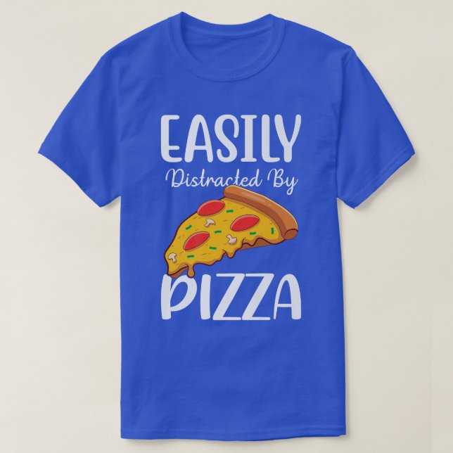 Lättspridd av Pizza T Shirt (Design framsida)