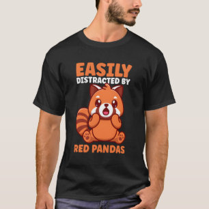 Lättspridd av röda pandor t shirt