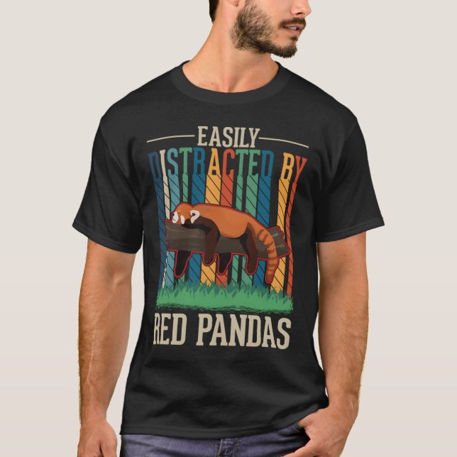 Lättspridd av röda pandor t shirt (Framsida)
