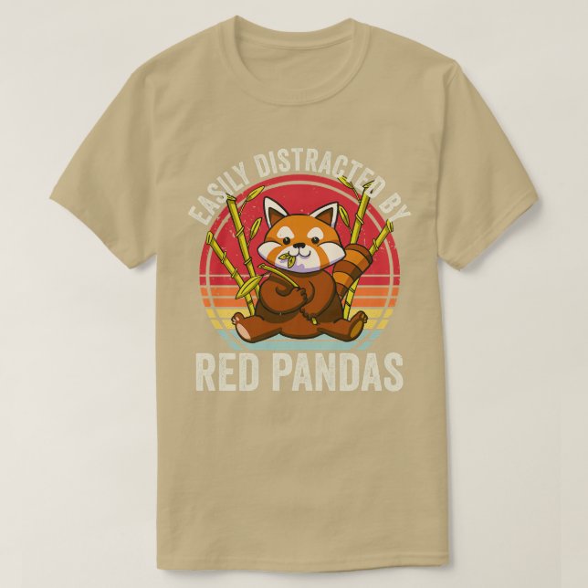 Lättspridd av röda pandor t shirt (Design framsida)