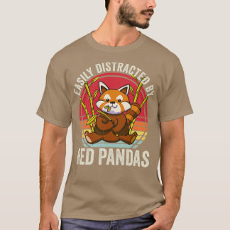 Lättspridd av röda pandor t shirt