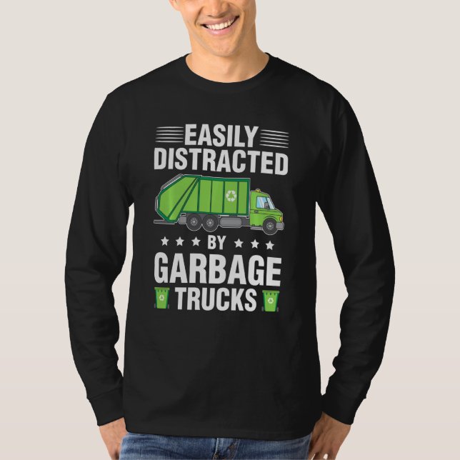 Lättspridd av Sopor Lastbilar Idea T Shirt (Framsida)