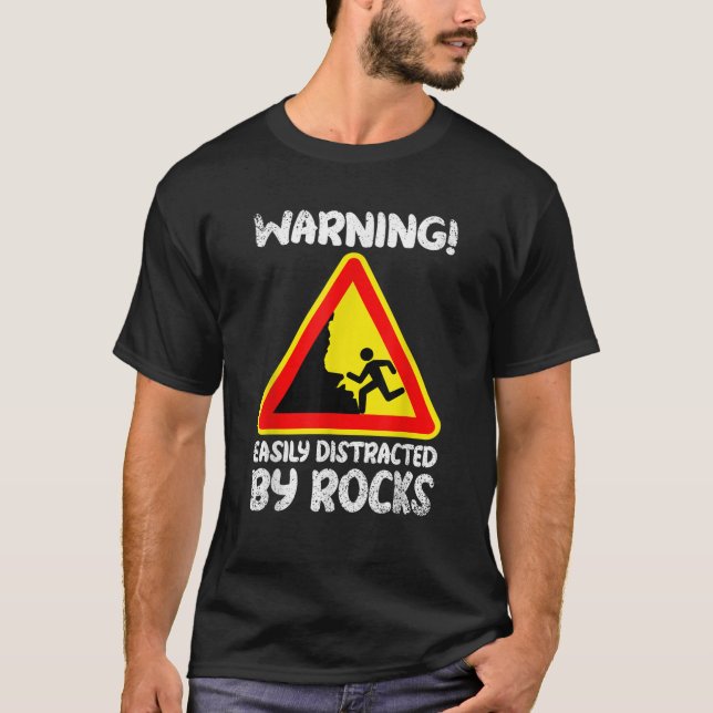 Lättspridd av Sten Sten Collector Geology T Shirt (Framsida)
