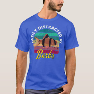 Lättspridd av Tiger Barbs Tropical Aquarium T Shirt