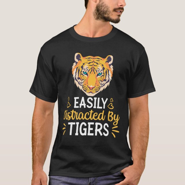 Lättspridd av tigrare t shirt (Framsida)