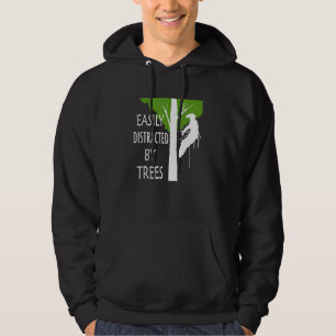 Lättspridd av Träd Ironic Arborist Träd Su Hoodie