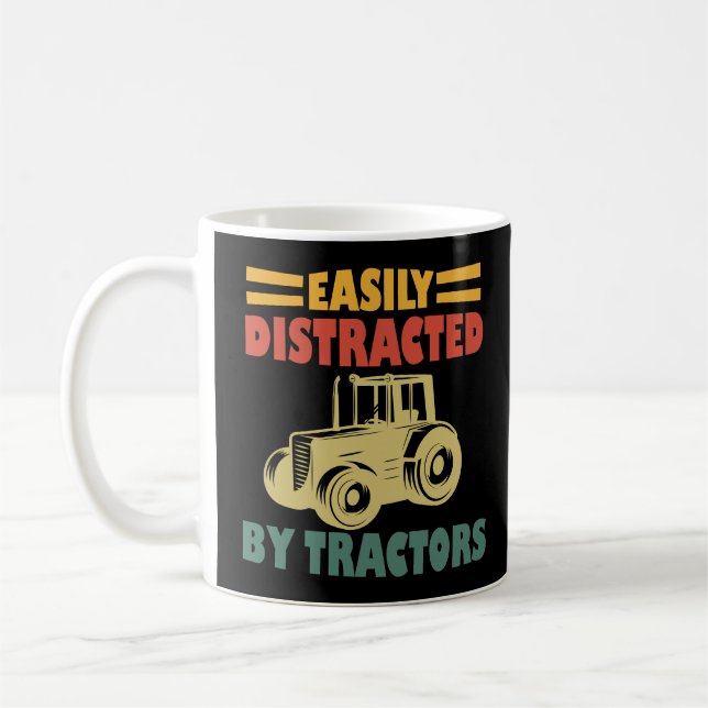 Lättspridd av traktorer kaffemugg (Vänster)
