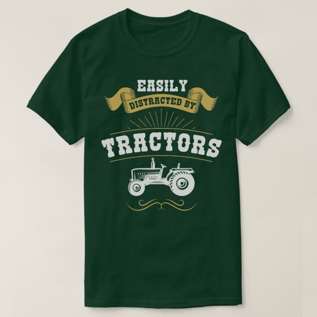 Lättspridd av traktorer t shirt (Design framsida)