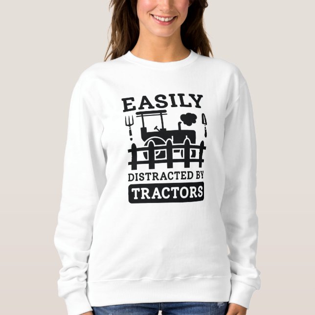 Lättspridd av traktorer t shirt (Framsida)