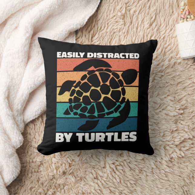 Lättspridd av Turtles Coola Sea Animal Funy Kudde (Filt)