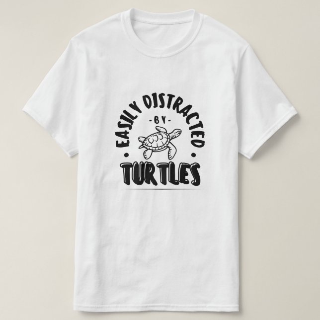 Lättspridd av Turtles Funny T Shirt (Design framsida)