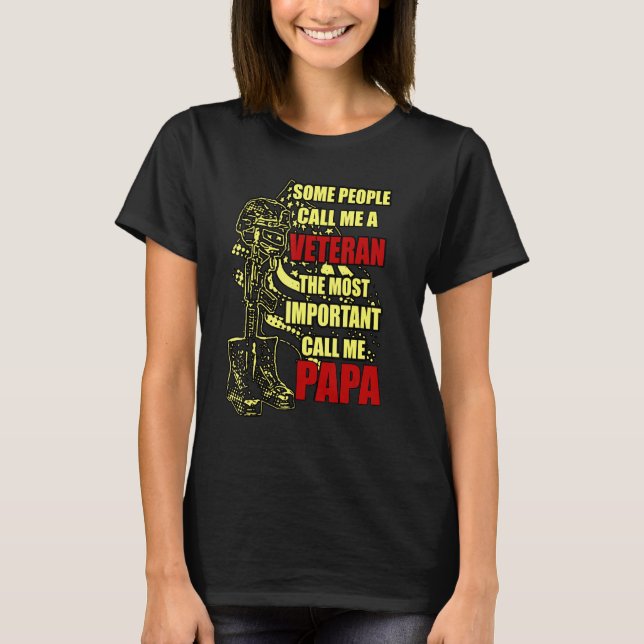 Lättspridd av Veteran Geef T Shirt (Framsida)