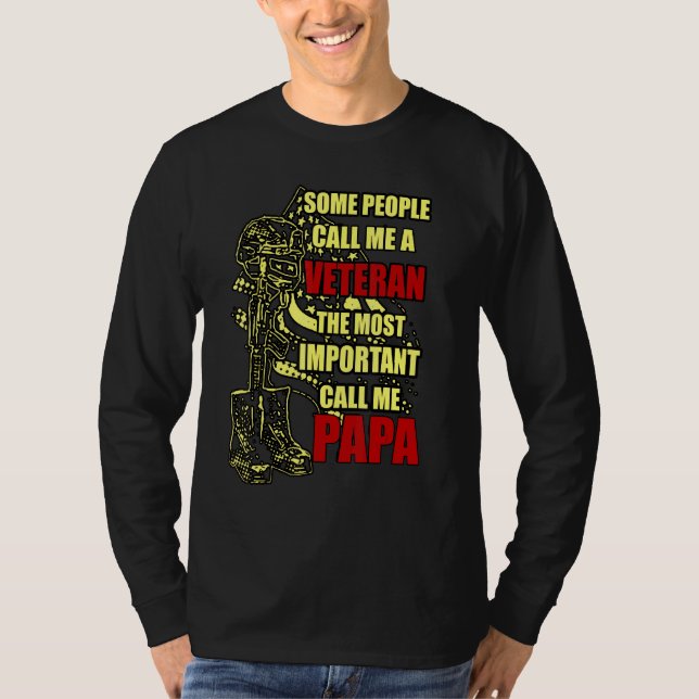 Lättspridd av Veteran Geef T Shirt (Framsida)