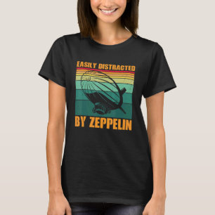 Lättspridd av Zeppelin-märkta Blimp Luft T Shirt