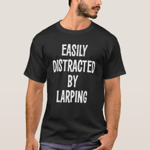 Lättspridd genom larmning t shirt