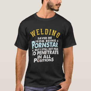 Lättsvetsade svetsgåvor till en vän eller en vän t shirt