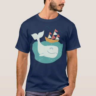 Lättval Valgvete Ocean Mammals Whale Tales T Shirt