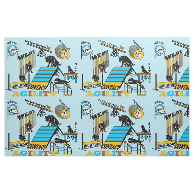 Lättväv för hundälskare tyg (Fat Quarter)