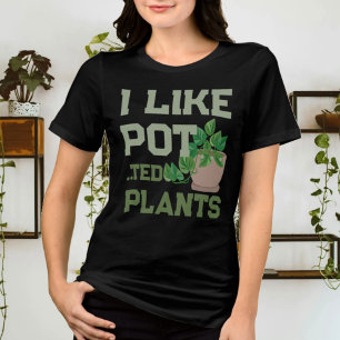 Lättväxt Älskare I gillar krukväxter T Shirt