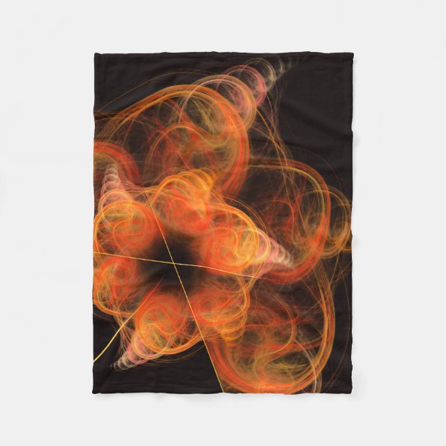 Lättverkets Abstrakt Art Fleecefilt (Framsidan)