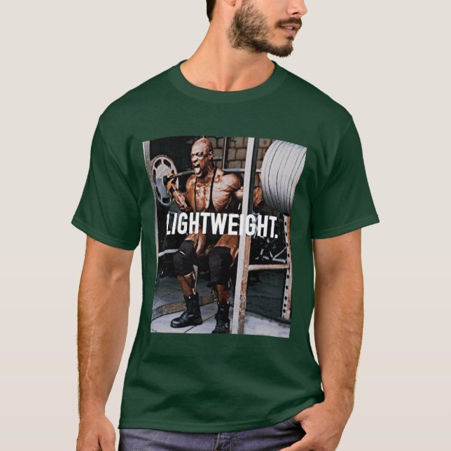 Lättviktig Ronnie Coleman-present T Shirt (Framsida)
