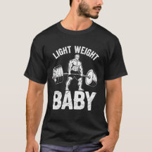 Lättviktsbaby Motiverande T-Shirt