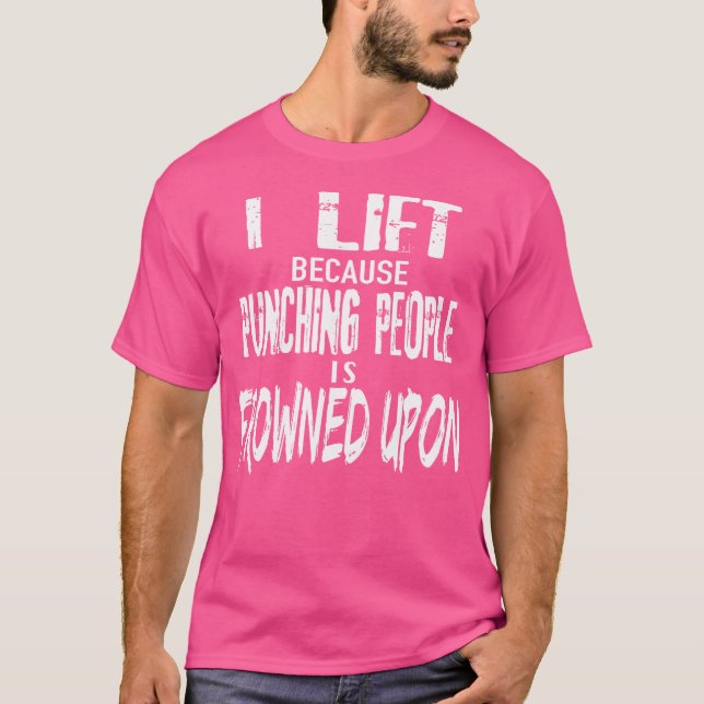 Lättviktsliftande Shirt i Hiss för att Slå T (Framsida)