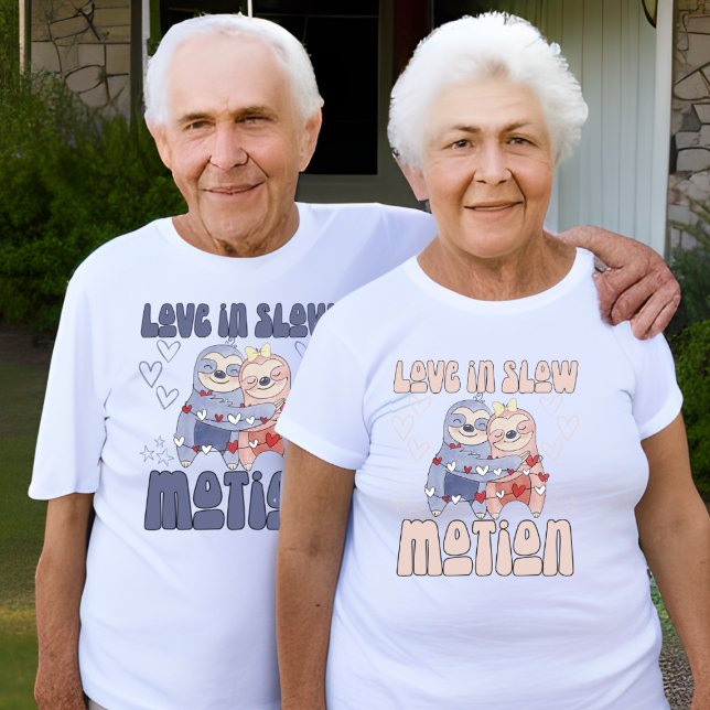 Låtunga gamla par morförälder - matchningsjubileum t shirt (Skapare uppladdad)