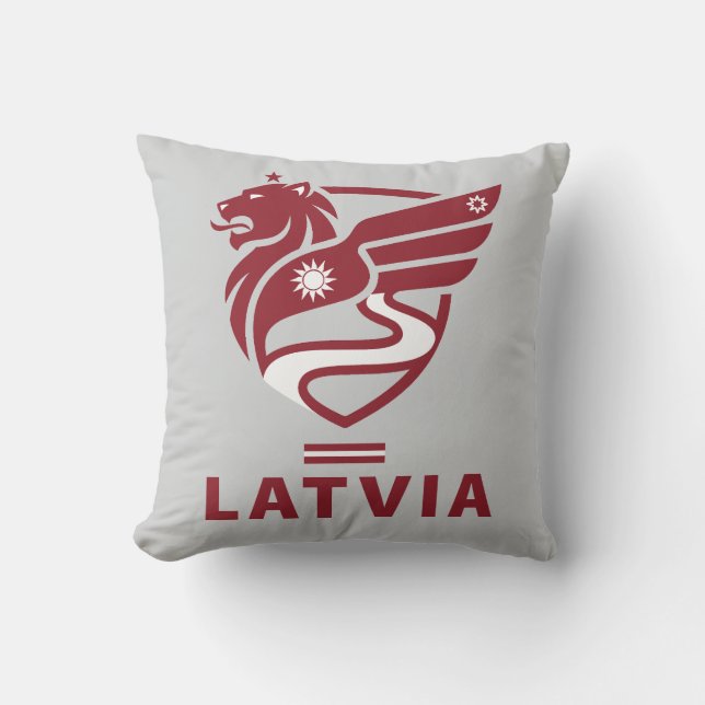 Latvia Baltic State Northern Europe Kudde (Framsida)