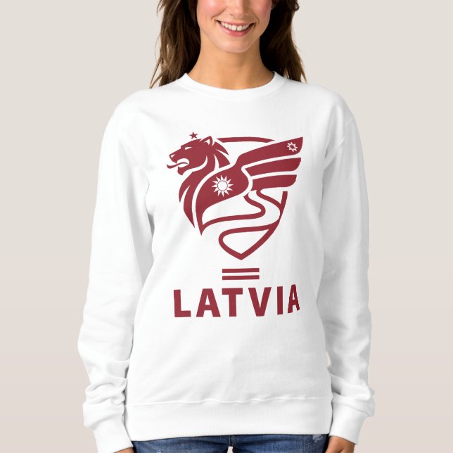 Latvia Baltic State Northern Europe T Shirt (Framsida)
