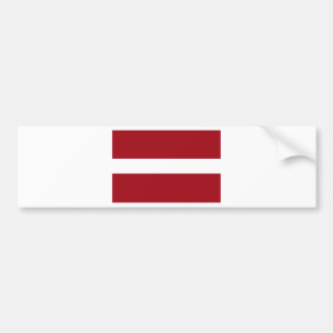 latvia flagga bildekal