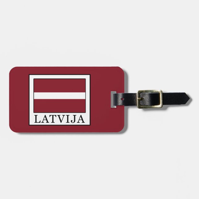 Latvija Bagagebricka (Horisontell Framsida)