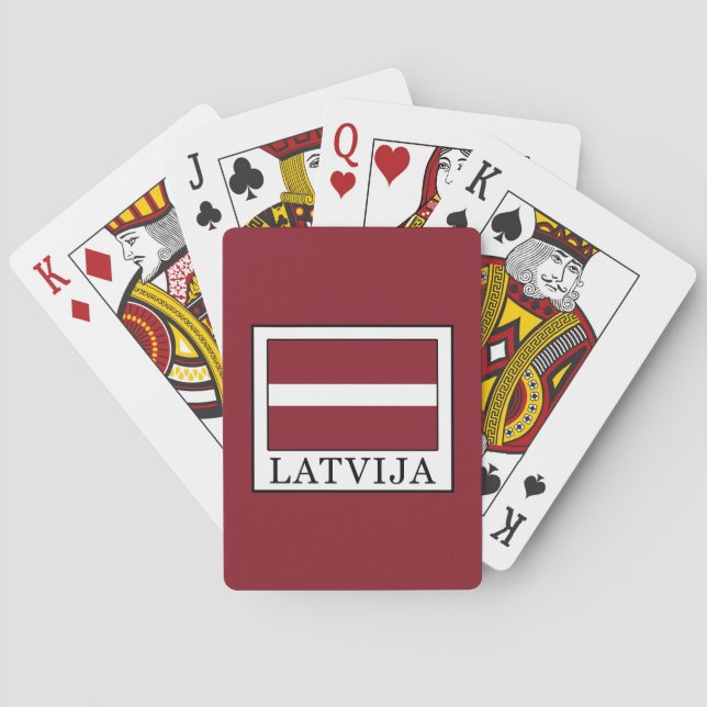 Latvija Casinokort (Baksidan)