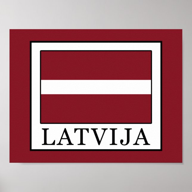 Latvija Poster (Framsidan)