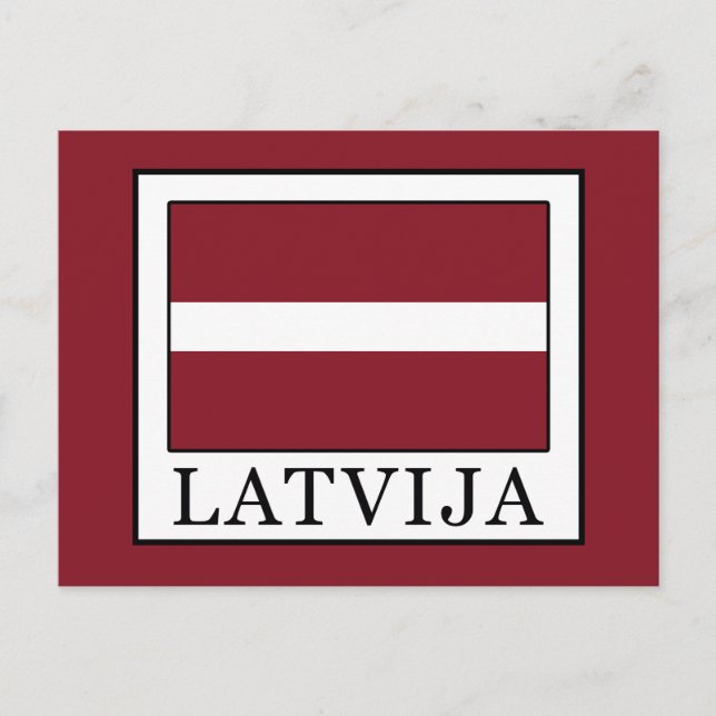 Latvija Vykort (Framsida)