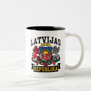 Latvijas Republika Två-Tonad Mugg