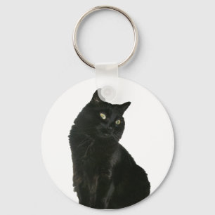 Lau Black Cat Keychain Nyckelring