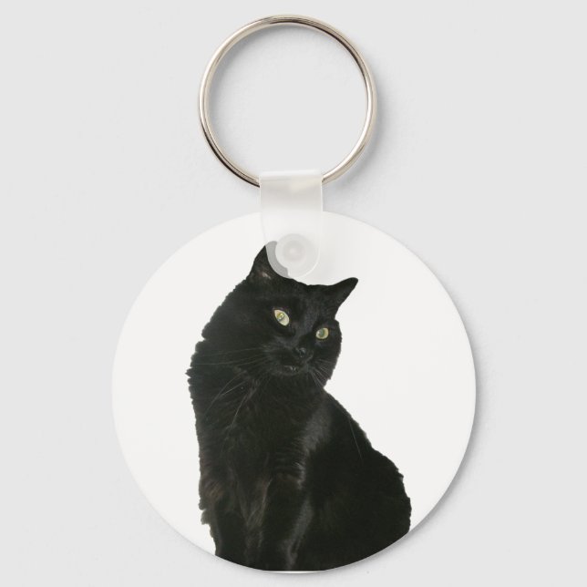 Lau Black Cat Keychain Nyckelring (Framsida)