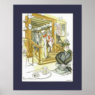 L'Auberge des Adrets ~P. Vidal ~*Byt Mat Färg Poster