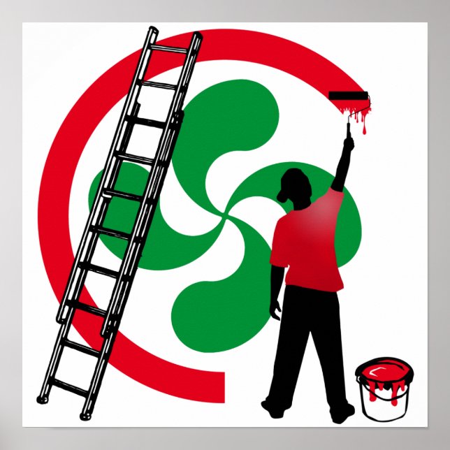 Lauburu - croix basque poster (Framsidan)