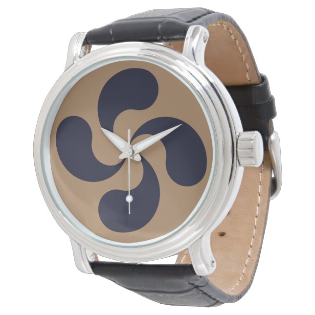 Lauburu-symbol Armbandsur (Vinklad)