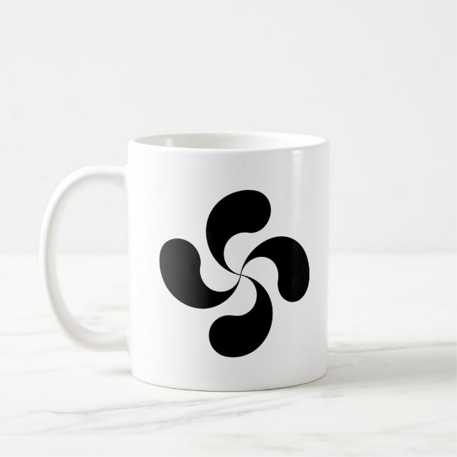 Lauburu-symbol Kaffemugg (Vänster)