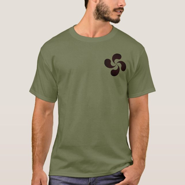 Lauburu-symbol T Shirt (Framsida)