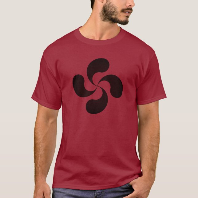 Lauburu-symbol T Shirt (Framsida)