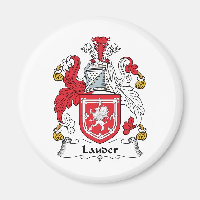 Lauder Family Crest Magnet (Framsidan)